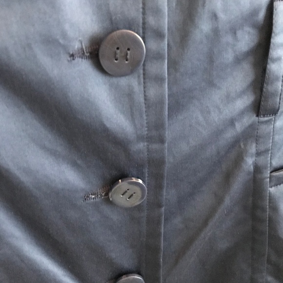 ☔️HP☔️ Bebe Navy Blue Trench Coat - Picture 2 of 8